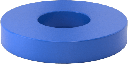 Kendinden Tutunan Pullar, #3 ve M2.5 Vida için, 0.106" ID, 0,034“-0,046” Kalınlık, Mavi
