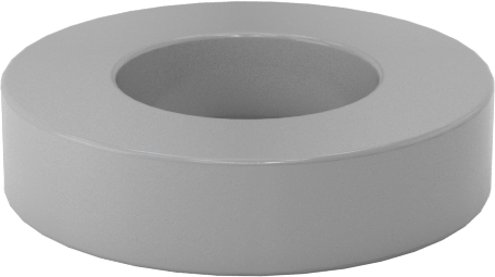 Kendinden Tutunan Pullar, 1/4" ve M6 Vida, 0.252" ID, 0,100 inç - 0,112 inç Kalınlık, Gri