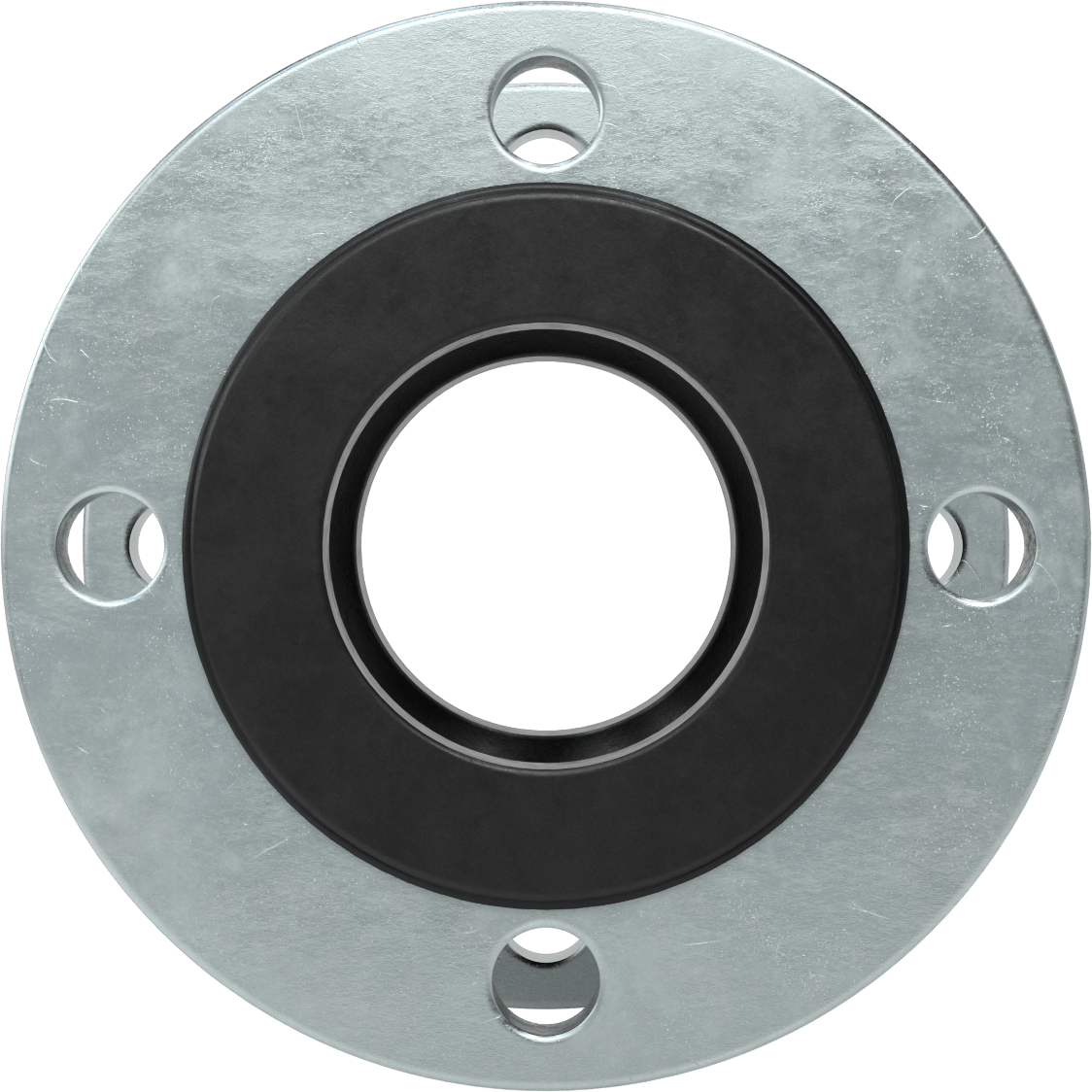 Flanşlı Uçlu Genleşme Derzi, EPDM Kauçuk, Dişsiz Cıvata Delikleri, 7-1/2" Flanş Dış Çapı