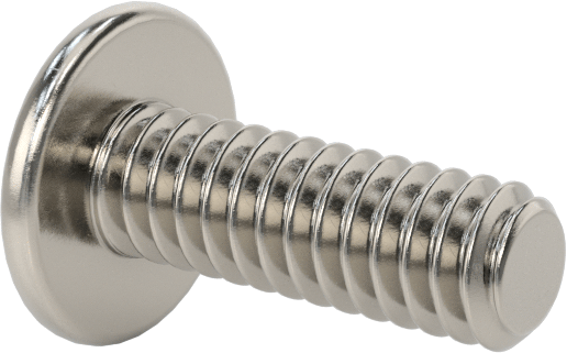 18-8 Paslanmaz Çelik Bombe Başlı Phillips Vida, 2-56 Diş Boyutu, 1/4" Uzunluk