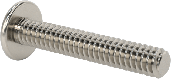 18-8 Paslanmaz Çelik Bombe Başlı Phillips Vida, 2-56 Diş Boyutu, 1/2" Uzunluk
