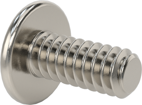 18-8 Paslanmaz Çelik Bombe Başlı Phillips Vida, 4-40 Diş Boyutu, 1/4" Uzunluk