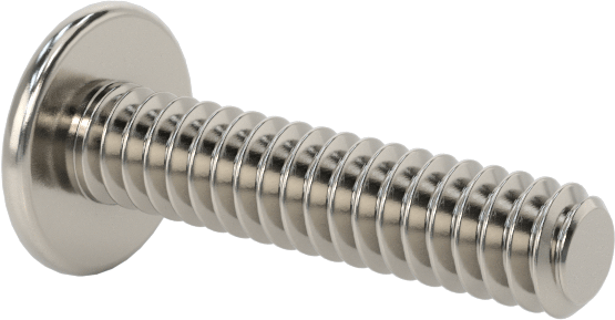 18-8 Paslanmaz Çelik Bombe Başlı Phillips Vida, 4-40 Diş Boyutu, 1/2" Uzunluk