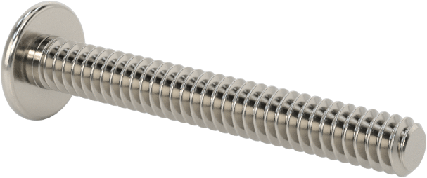 18-8 Paslanmaz Çelik Bombe Başlı Phillips Vida, 4-40 Diş Boyutu, 7/8" Uzunluk