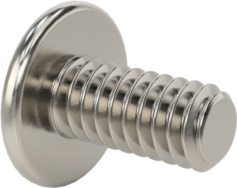 18-8 Paslanmaz Çelik Bombe Başlı Phillips Vida, 5-40 Diş Boyutu, 1/4" Uzunluk