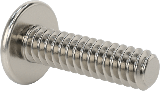 18-8 Paslanmaz Çelik Bombe Başlı Phillips Vida, 6-32 Diş Boyutu, 1/2" Uzunluk