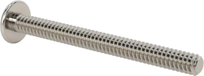 18-8 Paslanmaz Çelik Bombe Başlı Phillips Vida, 6-32 Diş Boyutu, 1-1/2" Uzunluk