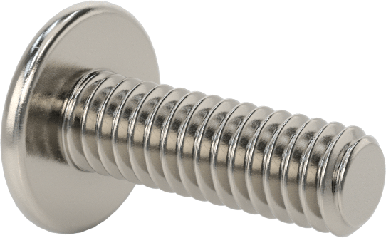 18-8 Paslanmaz Çelik Bombe Başlı Phillips Vida, 8-32 Diş Boyutu, 1/2" Uzunluk