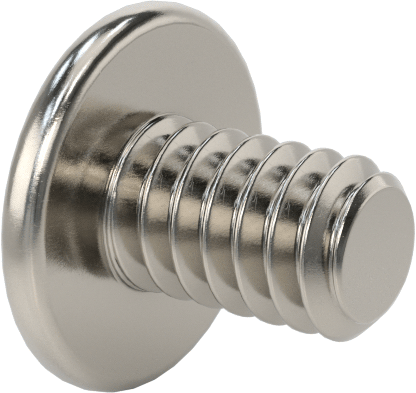 18-8 Paslanmaz Çelik Bombe Başlı Phillips Vida, 2-56 Diş Boyutu, 1/8" Uzunluk