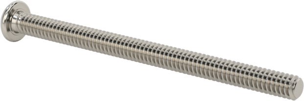 Pasifleştirilmiş 18-8 Paslanmaz Çelik Silindir Başlı Phillips Vida, 0-80 Diş, 7/8" Uzunluk