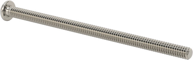 Pasifleştirilmiş 18-8 Paslanmaz Çelik Silindir Başlı Phillips Vida, 0-80 Diş Boyutu, 1-1/8" Uzunluk