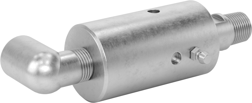 Paslanmaz Çelik Dönen Eklem, İki Yönlü Akış, Sağ El, 3/8 NPT Erkek x 3/8 NPT Dişi
