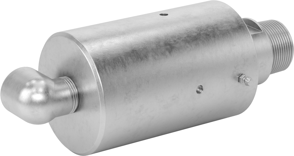 Paslanmaz Çelik Dönen Eklem, İki Yönlü Akış, Sol El, 1-1/4 NPT Erkek x 1-1/4 NPT Dişi