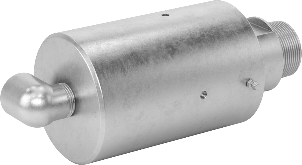 Paslanmaz Çelik Dönen Eklem, İki Yönlü Akış, Sol El, 1-1/2 NPT Erkek x 1-1/2 NPT Dişi