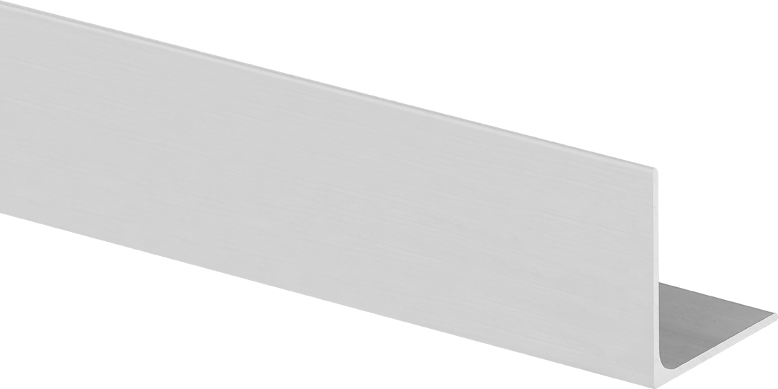Yüksek Mukavemetli 7075 Alüminyum 90 Derece Açı, 1/16" Duvar Kalınlığı, 1-1/2" Dış Yükseklik