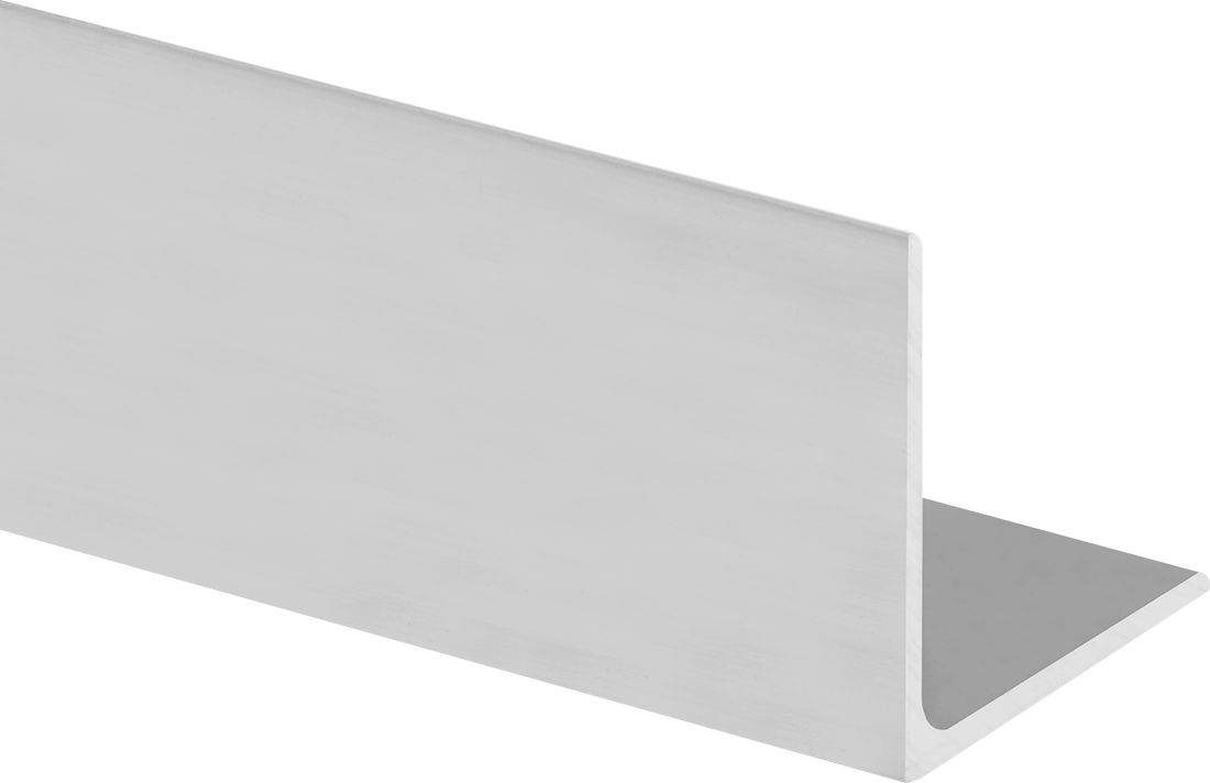 Yüksek Mukavemetli 7075 Alüminyum 90 Derece Açı, 1/8" Duvar Kalınlığı, 2-1/2" Dış Yükseklik