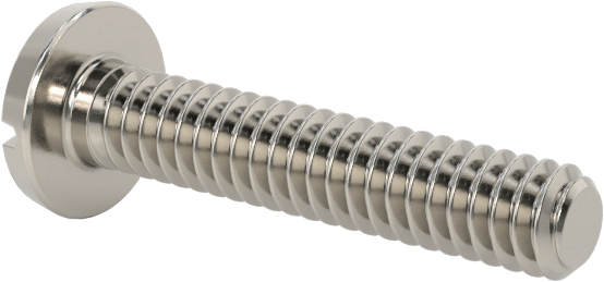 Paslanmaz Çelik Bağlama Başlı Oluklu Vidalar, 0-80 Diş, 5/16" Uzunluk