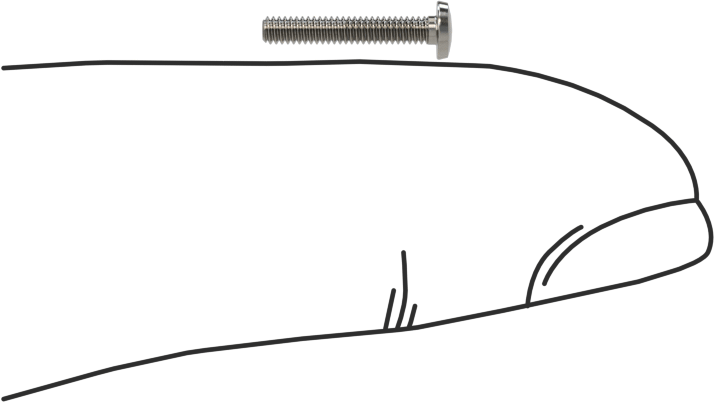 Paslanmaz Çelik Bağlama Başlı Oluklu Vidalar, 0-80 Diş, 3/8" Uzunluk