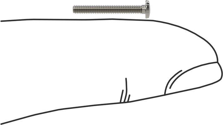 Paslanmaz Çelik Bağlama Başlı Oluklu Vidalar, 0-80 Diş, 1/2" Uzunluk