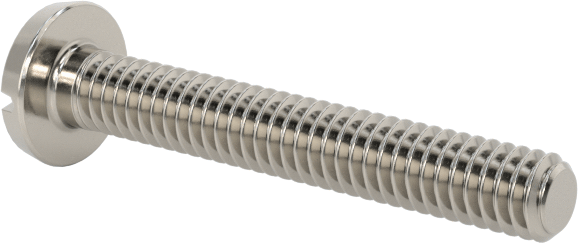 Paslanmaz Çelik Bağlama Başlı Oluklu Vidalar, 1-72 Diş, 1/2" Uzunluk