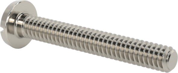 Paslanmaz Çelik Bağlama Başlı Oluklu Vidalar, 2-56 Diş, 5/8" Uzunluk