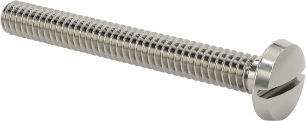 Paslanmaz Çelik Bağlama Başlı Oluklu Vidalar, 2-56 Diş, 3/4" Uzunluk