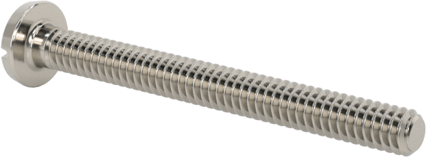 Paslanmaz Çelik Bağlama Başlı Oluklu Vidalar, 2-56 Diş, 7/8" Uzunluk