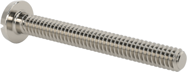 Paslanmaz Çelik Bağlama Başlı Oluklu Vidalar, 3-48 Diş, 7/8" Uzunluk