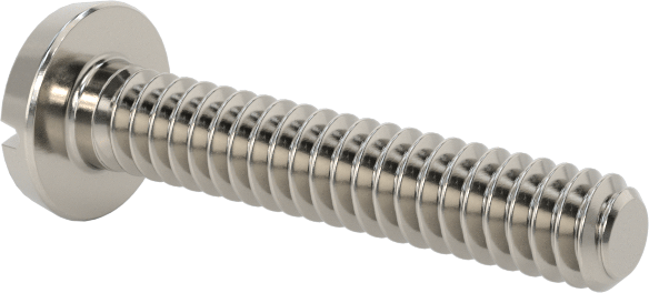 Paslanmaz Çelik Bağlama Başlı Oluklu Vidalar, 4-40 Diş, 5/8" Uzunluk