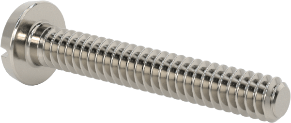 Paslanmaz Çelik Bağlama Başlı Oluklu Vidalar, 4-40 Diş, 3/4" Uzunluk