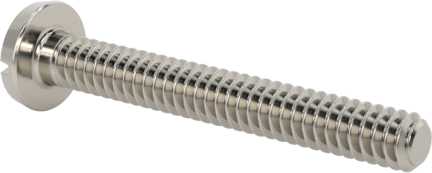 Paslanmaz Çelik Bağlama Başlı Oluklu Vidalar, 4-40 Diş, 7/8" Uzunluk