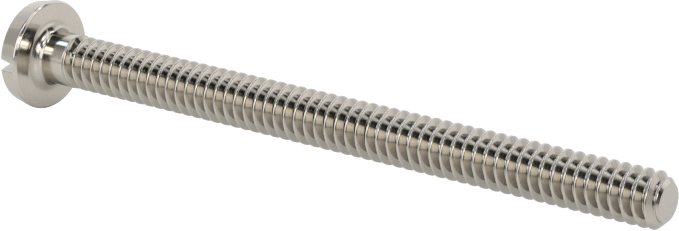 Paslanmaz Çelik Bağlama Başlı Oluklu Vidalar, 4-40 Diş, 1-1/2" Uzunluk