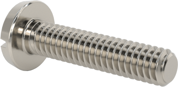 Paslanmaz Çelik Bağlama Başlı Oluklu Vidalar, 8-32 Diş, 3/4" Uzunluk
