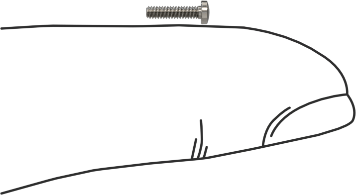 18-8 Paslanmaz Çelik Peynir Başlı Oluklu Vida, M1,4 x 0,3 mm Diş Boyutu, 6 mm Uzunluk