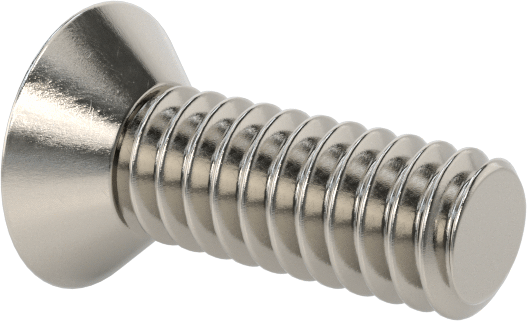 18-8 Paslanmaz Çelik Phillips Oval Başlı Vidalar, 2-56 Diş Boyutu, 1/4" Uzunluk