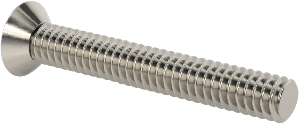 18-8 Paslanmaz Çelik Phillips Oval Başlı Vidalar, 2-56 Diş Boyutu, 5/8" Uzunluk
