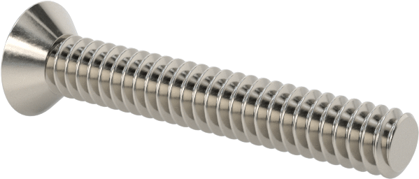 18-8 Paslanmaz Çelik Phillips Oval Başlı Vidalar, 4-40 Diş Boyutu, 3/4" Uzunluk