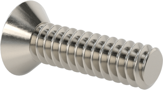 18-8 Paslanmaz Çelik Phillips Oval Başlı Vidalar, 6-32 Diş Boyutu, 1/2" Uzunluk