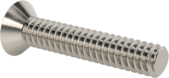 18-8 Paslanmaz Çelik Phillips Oval Başlı Vidalar, 6-32 Diş Boyutu, 3/4" Uzunluk