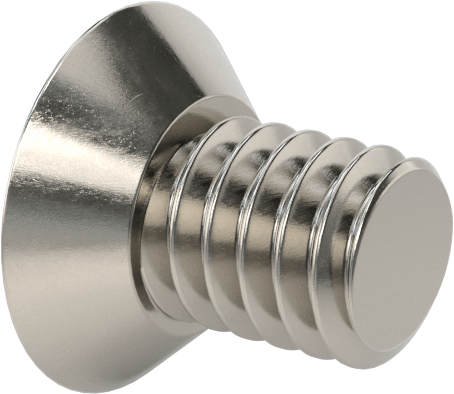 18-8 Paslanmaz Çelik Phillips Oval Başlı Vidalar, 8-32 Diş Boyutu, 1/4" Uzunluk