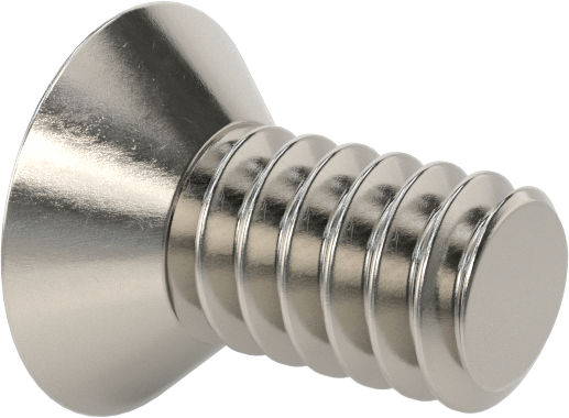 18-8 Paslanmaz Çelik Phillips Oval Başlı Vidalar, 10-24 Diş Boyutu, 3/8" Uzunluk