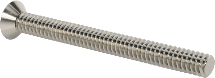18-8 Paslanmaz Çelik Phillips Oval Başlı Vidalar, 10-24 Diş Boyutu, 2" Uzunluk