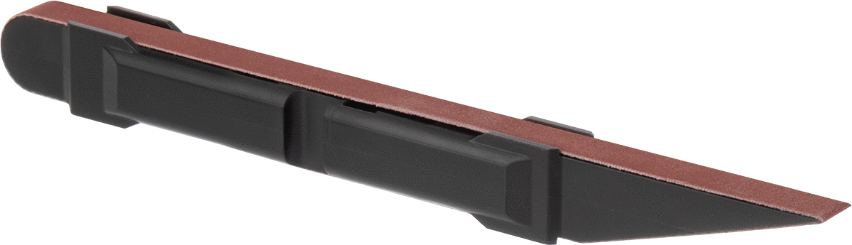 Kayışlı Zımpara Çubuğu, Parlak Yüzey için, 600 Kum, Siyah, 1/4“ Genişlik x 6-1/4” Uzunluk