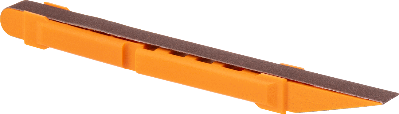 Kayışlı Zımpara Çubuğu, Pürüzsüz Yüzey için, 180 Kum, Turuncu, 1/2“ Genişlik x 8” Uzunluk