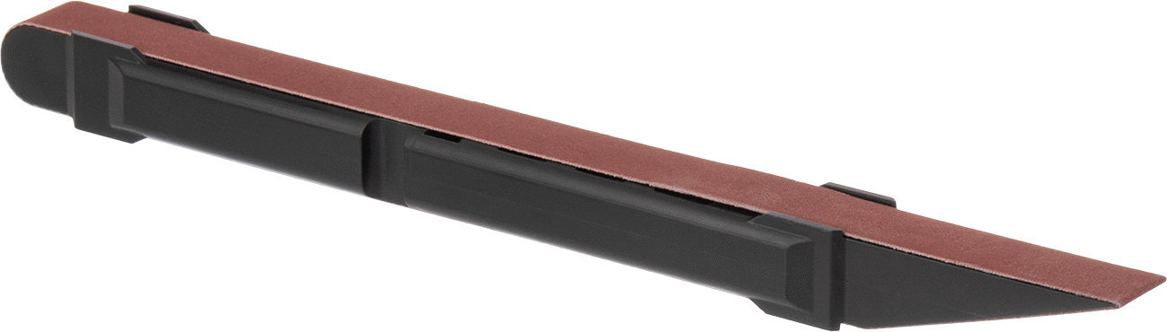 Kayışlı Zımpara Çubuğu, Parlak Yüzey için, 600 Kum, Siyah, 1/2“ Genişlik x 8” Uzunluk