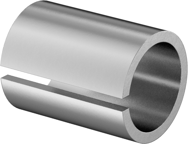 Plastik için Çinko Kaplı Çelik Dişsiz Ek Parçalar, 3/8" Vida Boyutu için, 3/4" Uzunluk