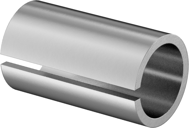 Plastik için Çinko Kaplı Çelik Dişsiz Ek Parçalar, 3/8" Vida Boyutu için, 1" Uzunluk