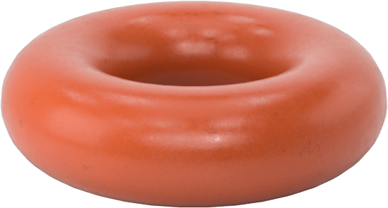 Yüksek Sıcaklık Silikon O-Ring, 1/16 Kesirli Genişlik, Dash Numarası 005