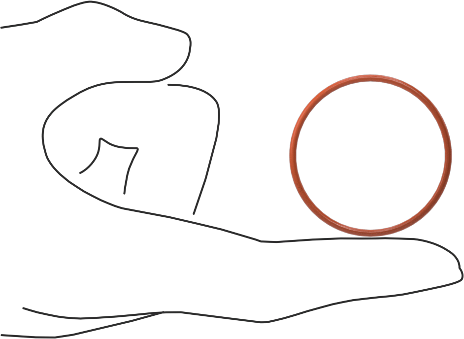 Yüksek Sıcaklık Silikon O-Ring, 1/16 Kesirli Genişlik, Dash No. 029