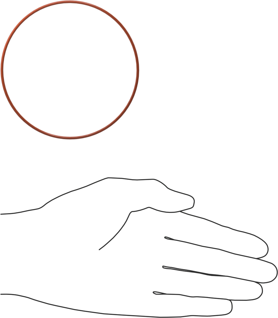 Yüksek Sıcaklık Silikon O-Ring, 1/16 Kesirli Genişlik, Dash Numarası 043